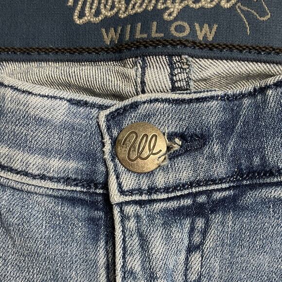Wrangler Willow Ultimate Riding Med Wash Bootleg Jeans 9x32 - Picture 4 of 13